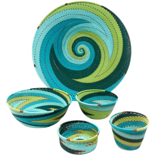Zulu Wire Desk & Wall Sets | Buy Fair Trade African baskets at basketsofafrica.com