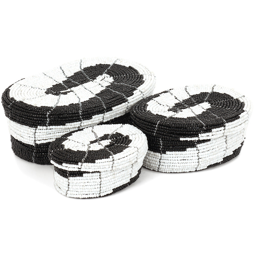 Set of 3 Oval Nesting Boxes
