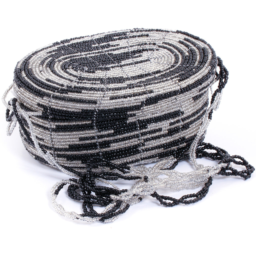 Oval Beaded Purse