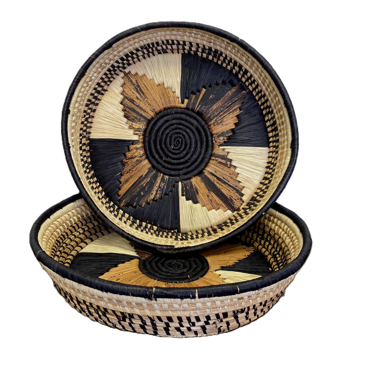 Banana Leaf and Raffia Tray