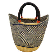 Blue and Natural shopping tote