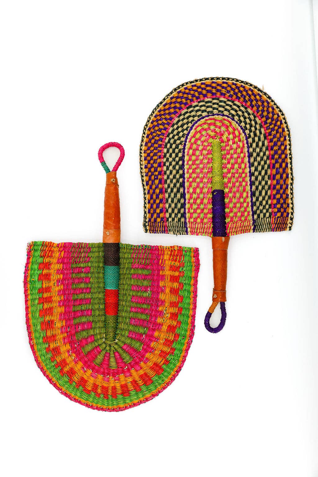 Multicolor Ghana Hand Fans