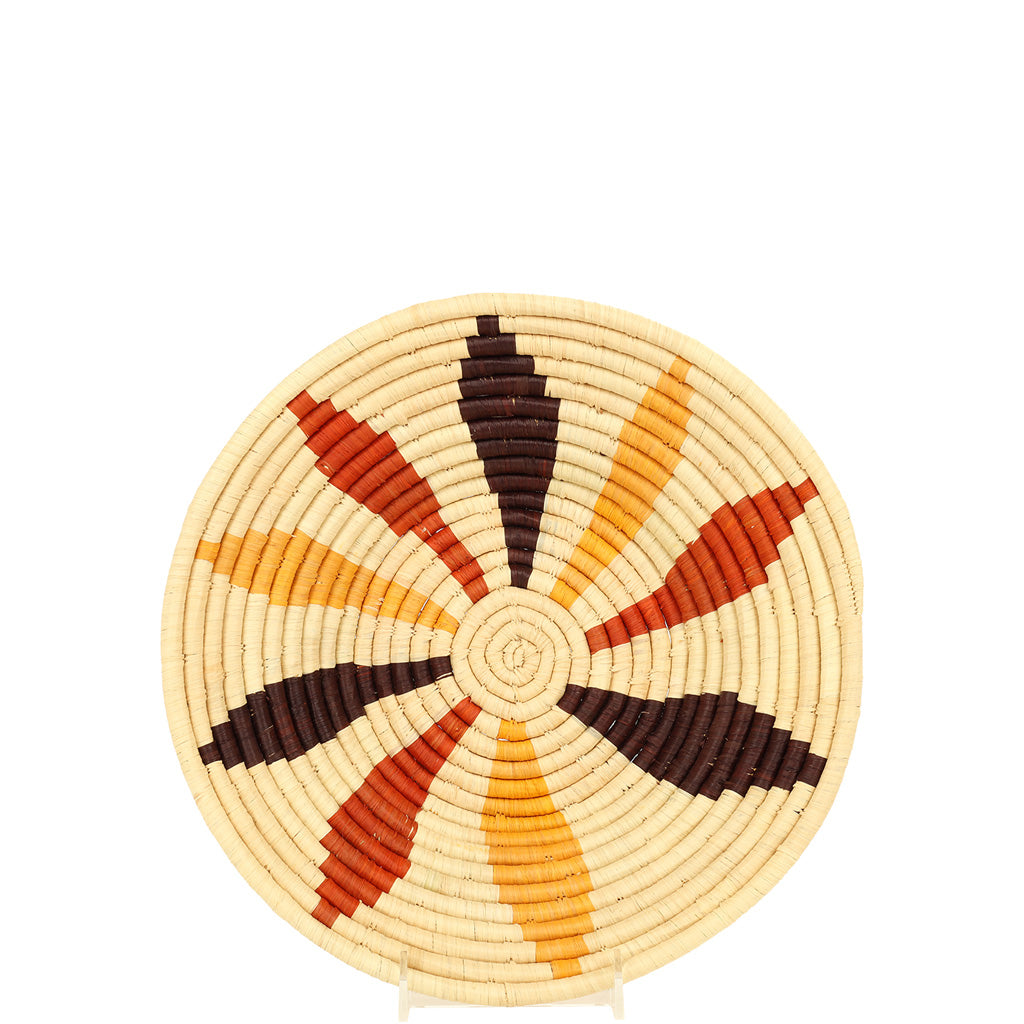 Bukedo & Raffia Natural Leaf-12 Bowl
