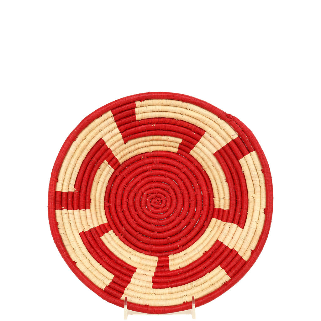 Bukedo & Raffia Natural Red-12 Bowl