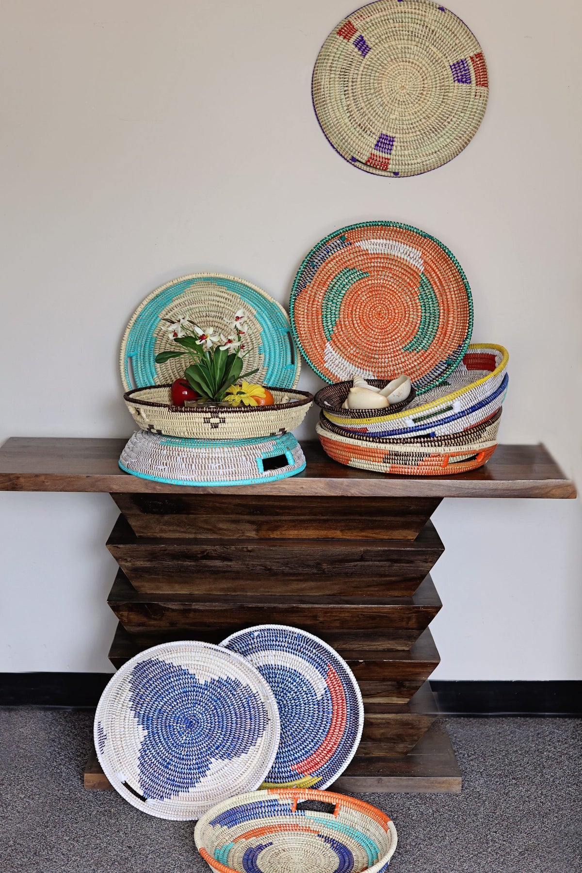 Sweet Grass Tray- Earth Colors