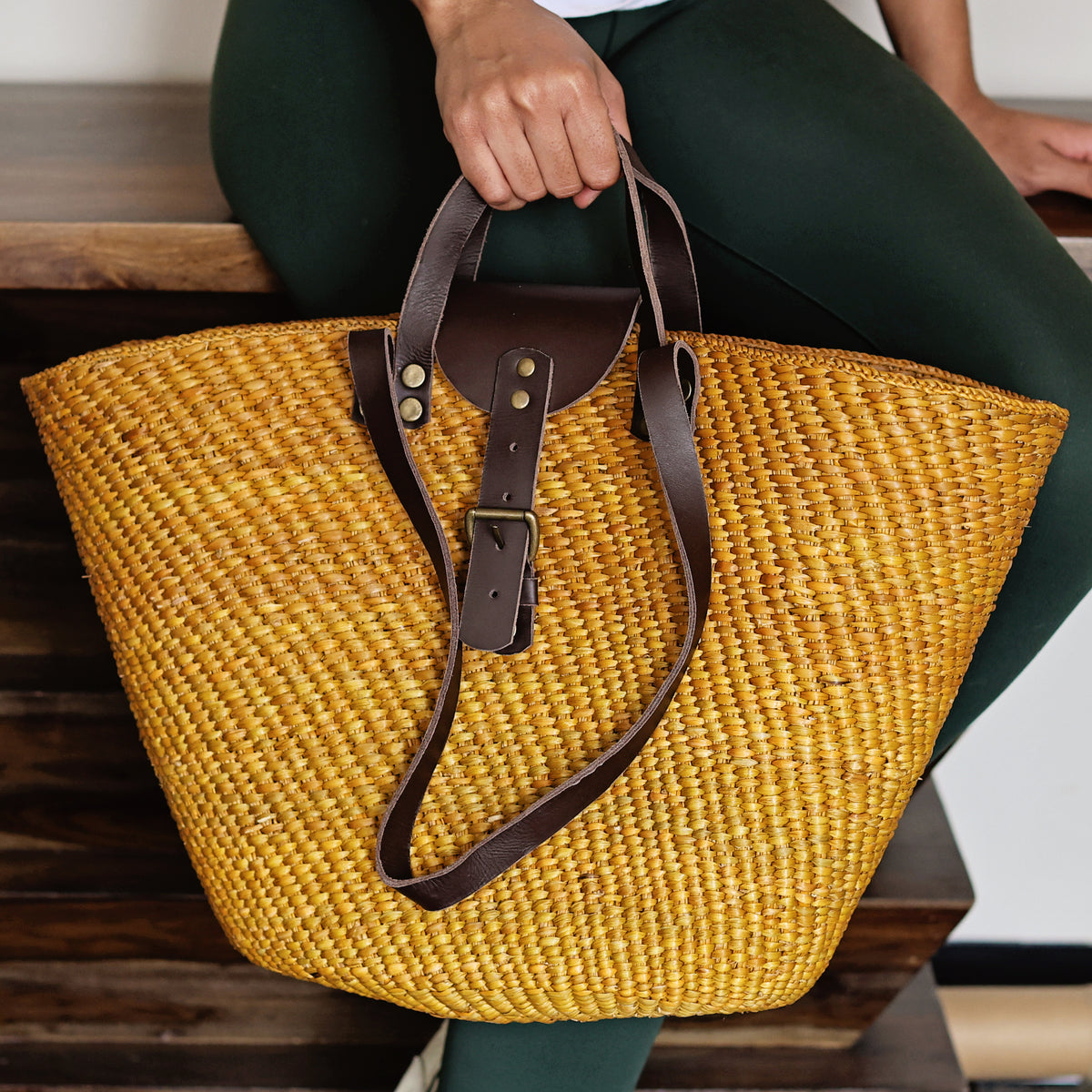 Milulu Tote - Mustard