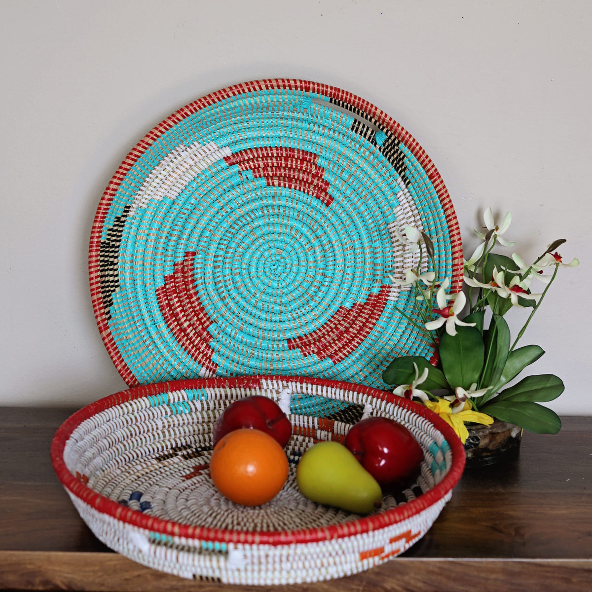 Sweet Grass Tray- Assorted Red
