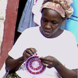 Weaving Beaded Wire Baskets in Kenya