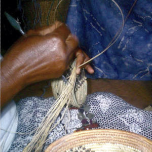 Uganda basket weaver