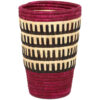 Raffia Coil Weave Vase