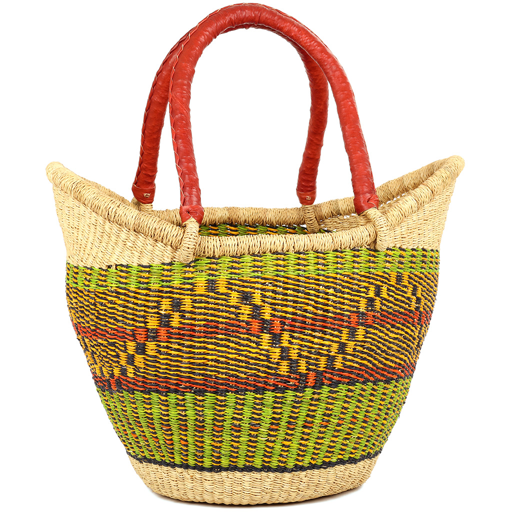 Yikene Tote - Fair Trade Bolga basket from Ghana