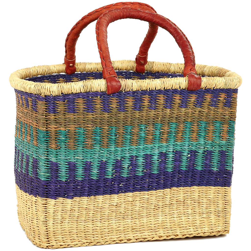 Large Rectangular - Fair Trade Bolga basket from Ghana