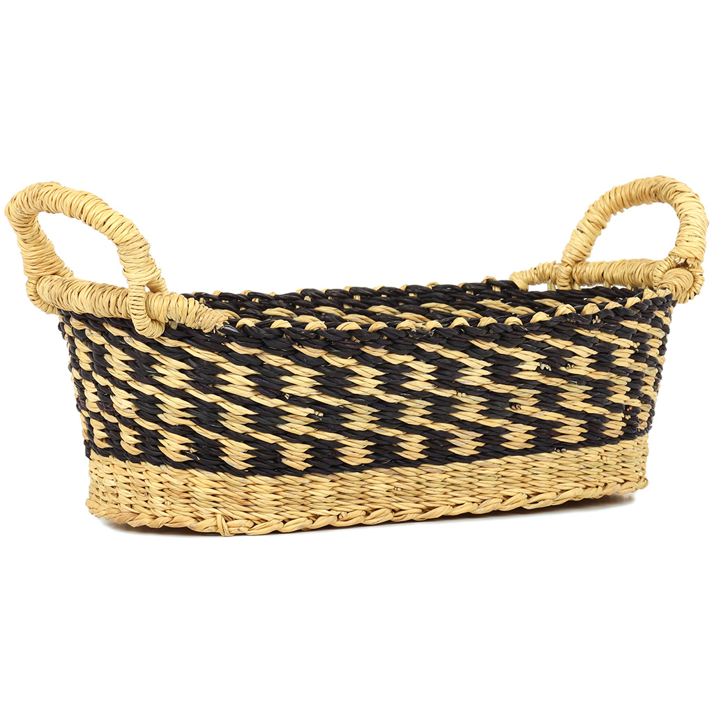 Mini Oval - Fair Trade Bolga basket from Ghana