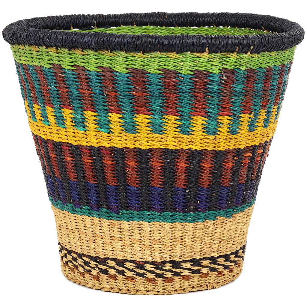 Bucket Fair Trade Bolga basket from Ghana