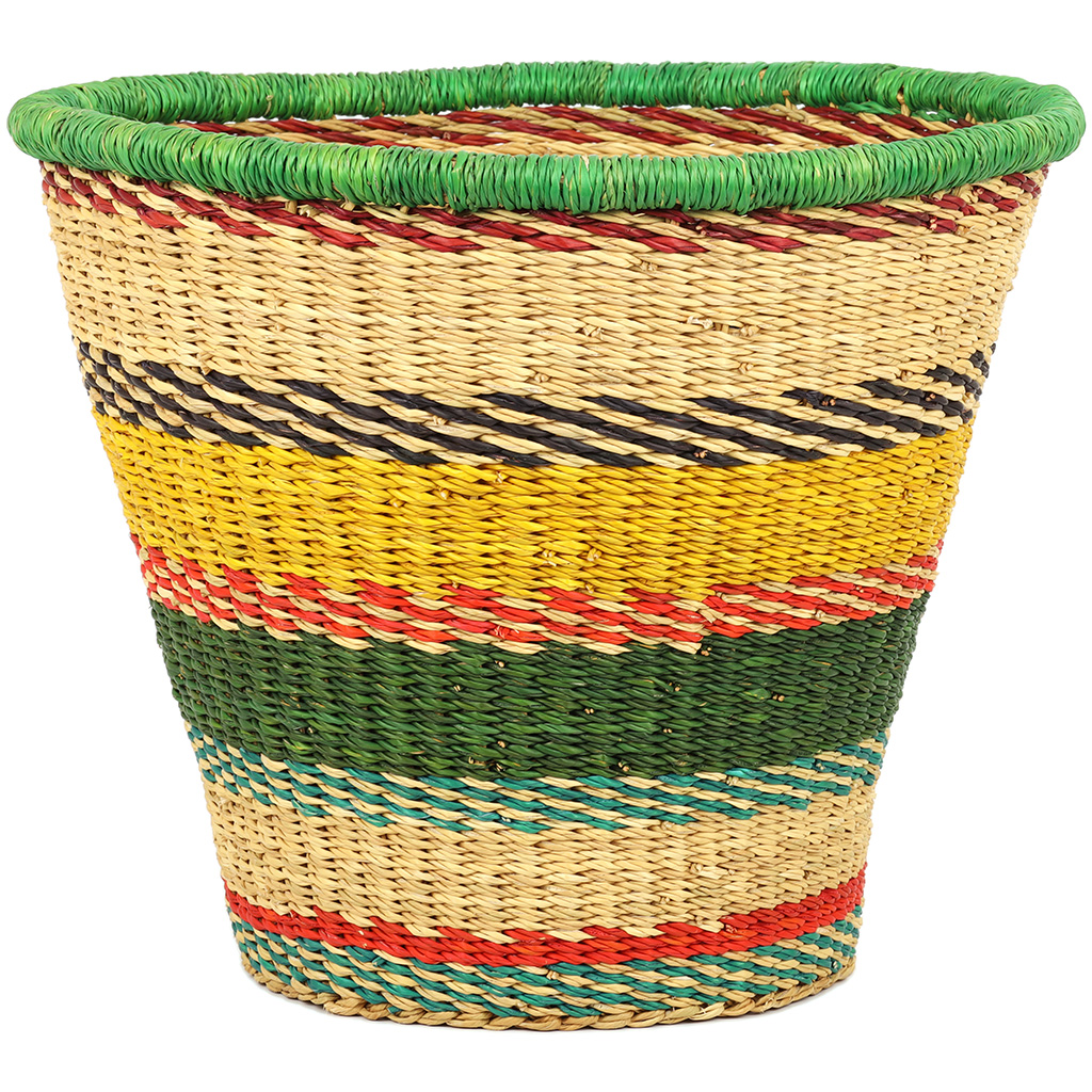 Bucket Fair Trade Bolga basket from Ghana