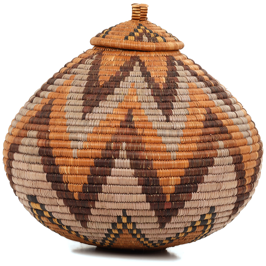 Ukhamba Fair Trade Zulu Ilala Palm African Basket