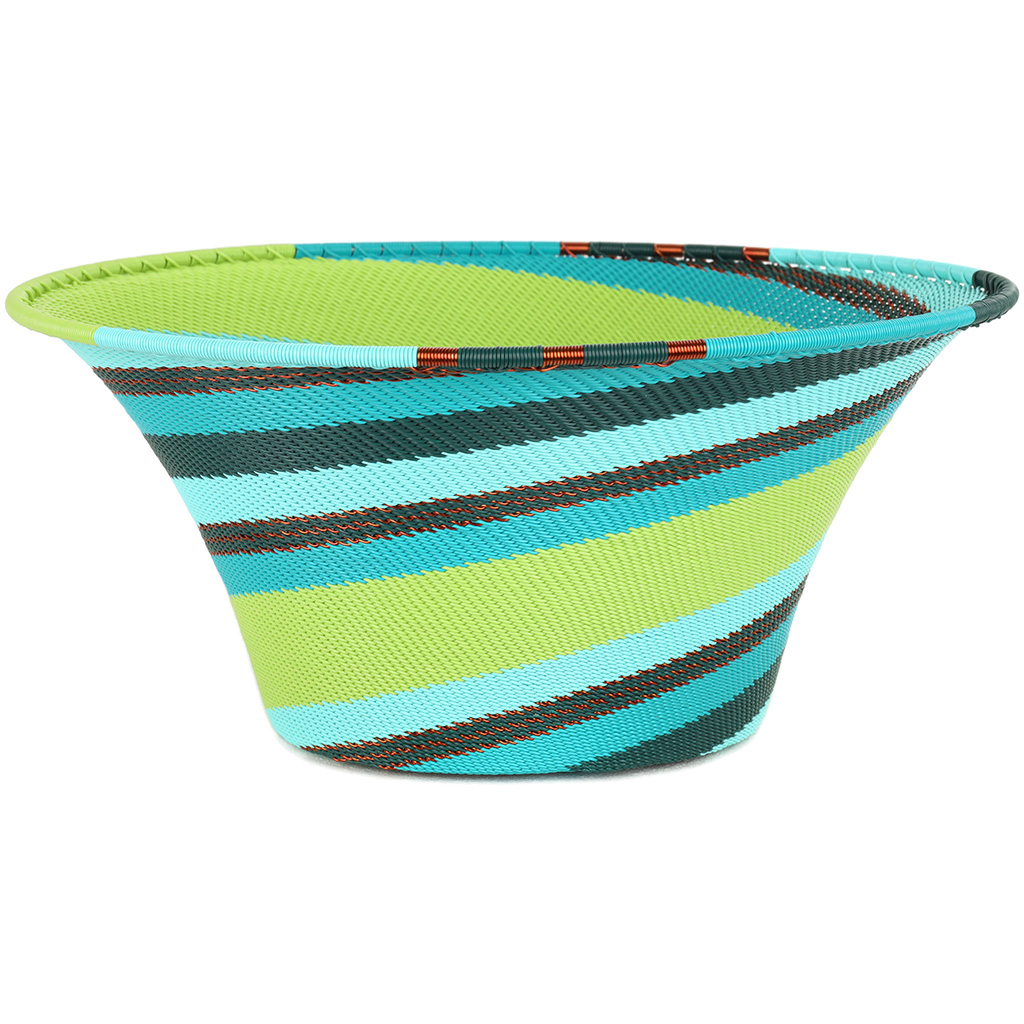 Extra Large Funnel Bowl - Fair Trade Zulu Wire Basket