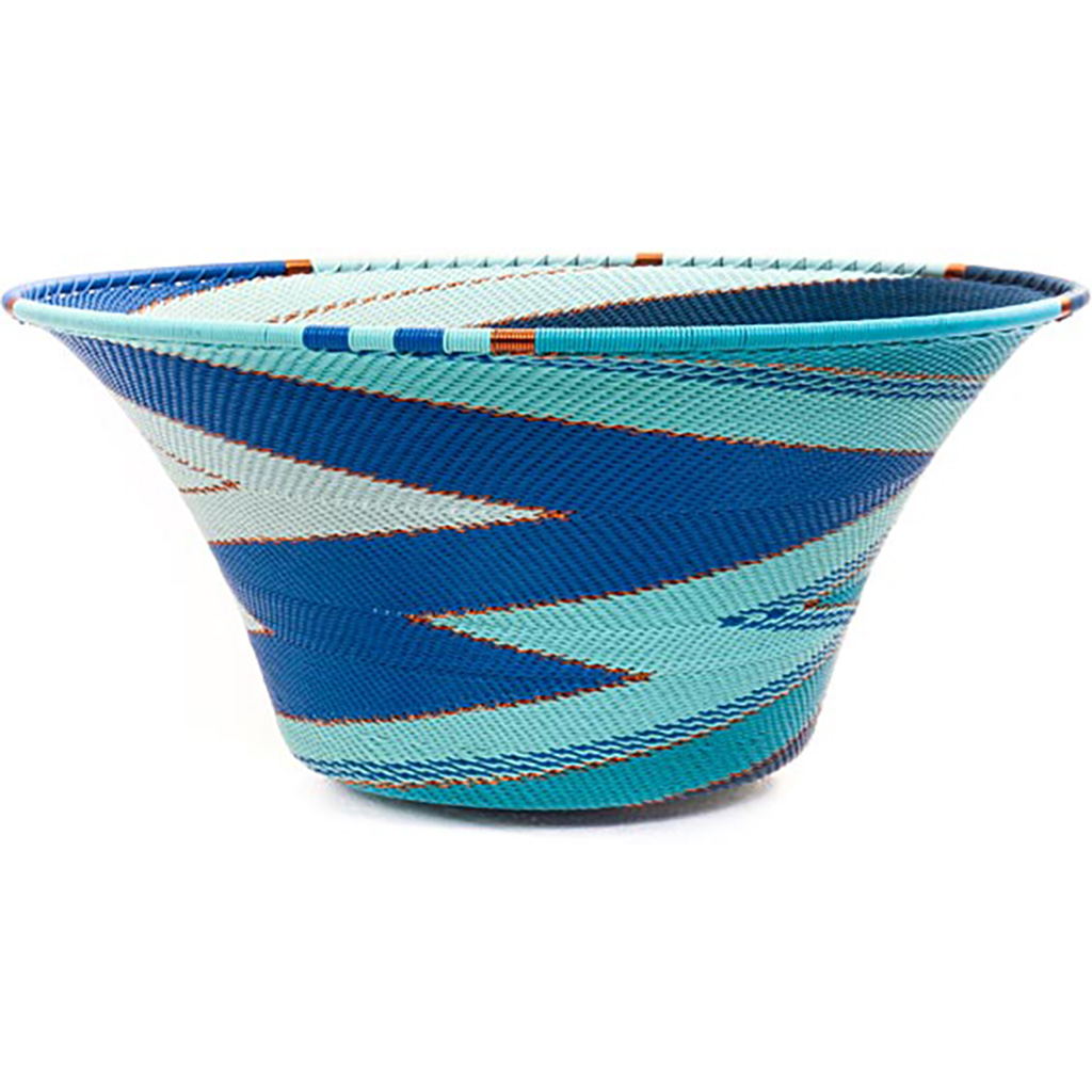 Large Flared Bowl Fair Trade Zulu Wire Basket